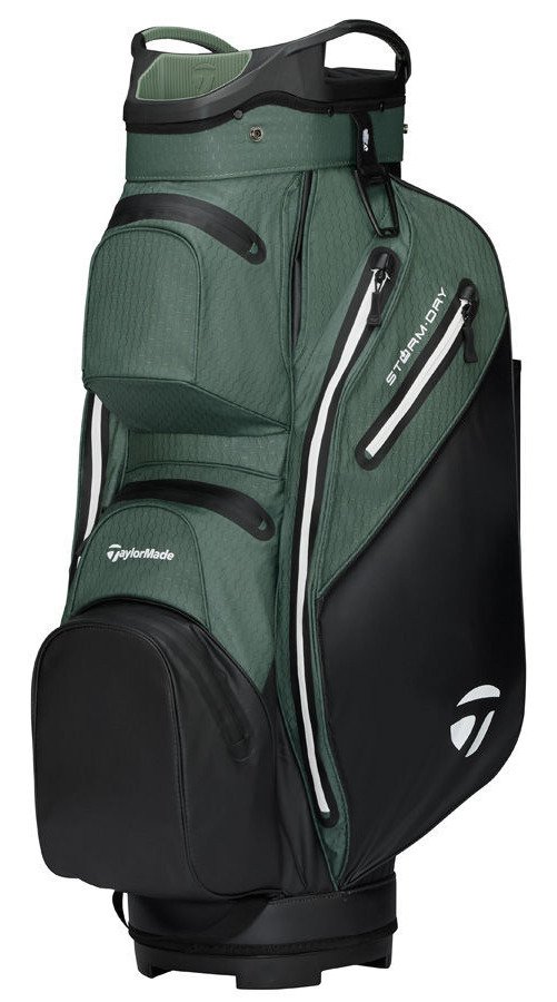 TaylorMade Storm Dry cart bag, svart/dark sage
