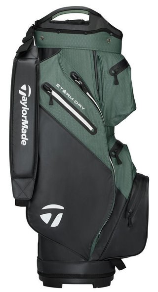TaylorMade Storm Dry cart bag, svart/dark sage