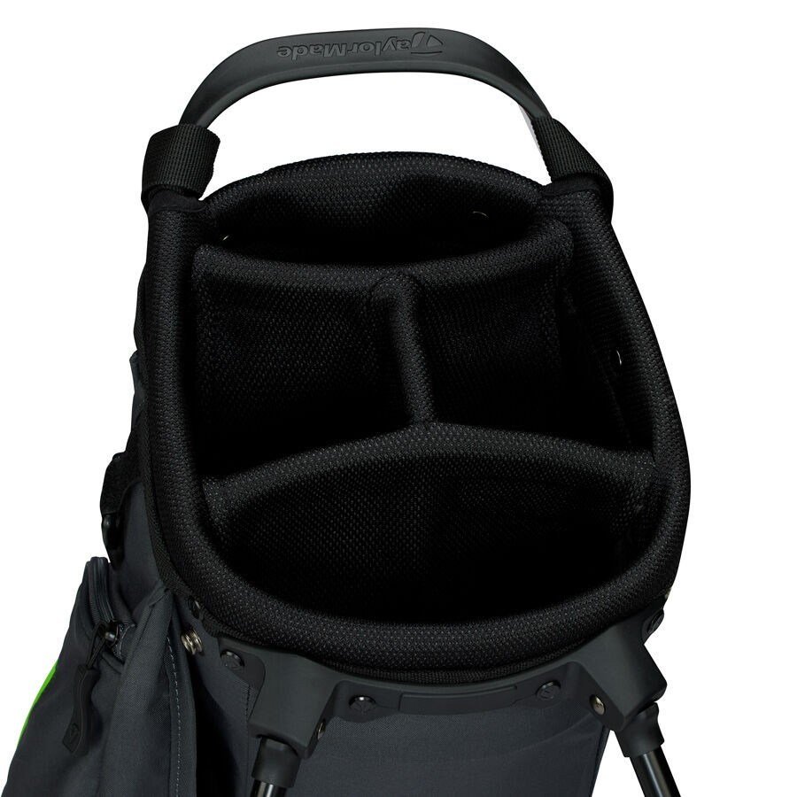 TaylorMade FlexTech stand bag, grey/neon green