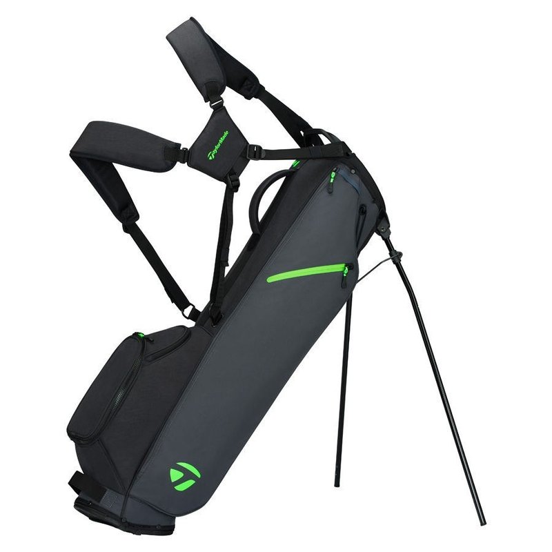 TaylorMade FlexTech Carry stand bag, grå/svart/neongrön
