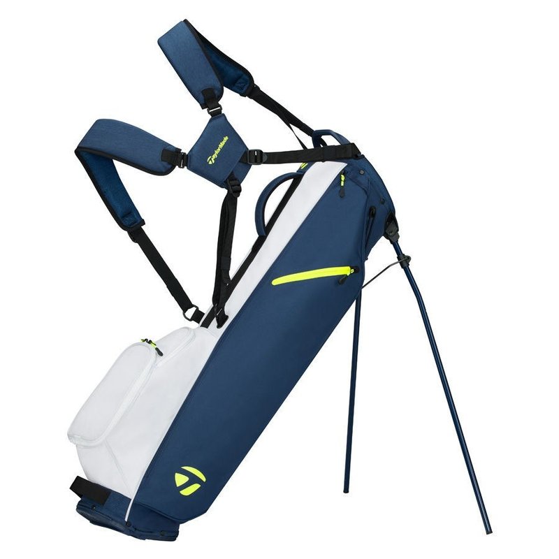 TaylorMade FlexTechCarry stand bag, navy/white/lime