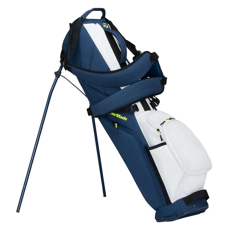 TaylorMade FlexTechCarry stand bag, navy/white/lime