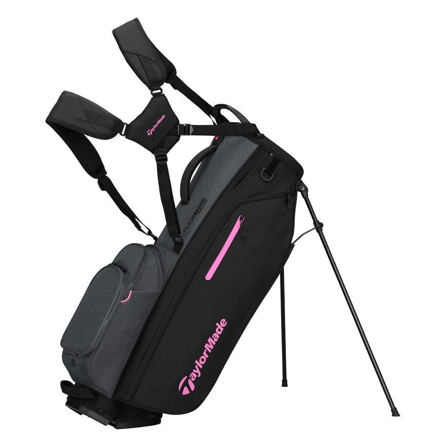 TaylorMade FlexTech Crossover stand bag, grey/pink/black
