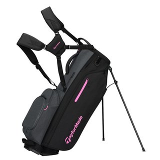 TaylorMade FlexTech Crossover stand bag, grey/pink/black