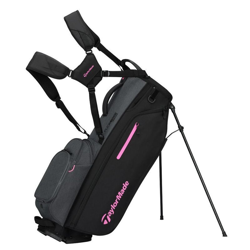 TaylorMade FlexTech Crossover stand bag, grey/pink/black