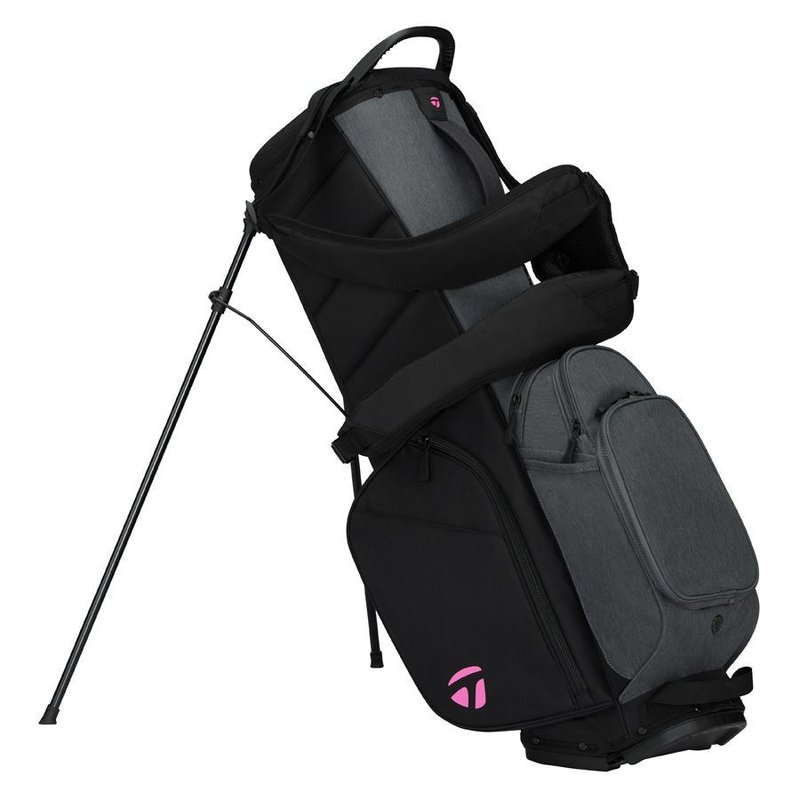 TaylorMade FlexTech Crossover stand bag, grey/pink/black