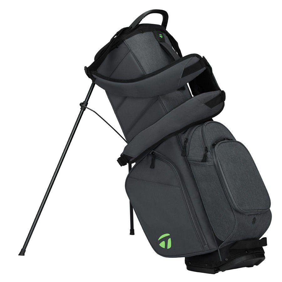 TaylorMade FlexTech Crossover stand bag, grå/neongrönt