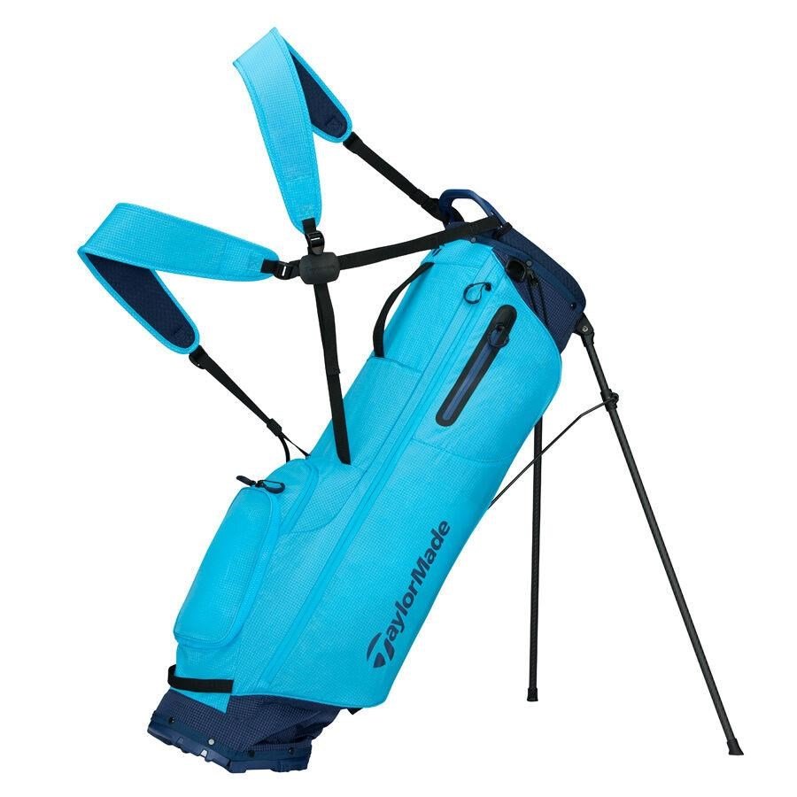 TaylorMade FlexTech Super Lite stand bag, cyan/navy