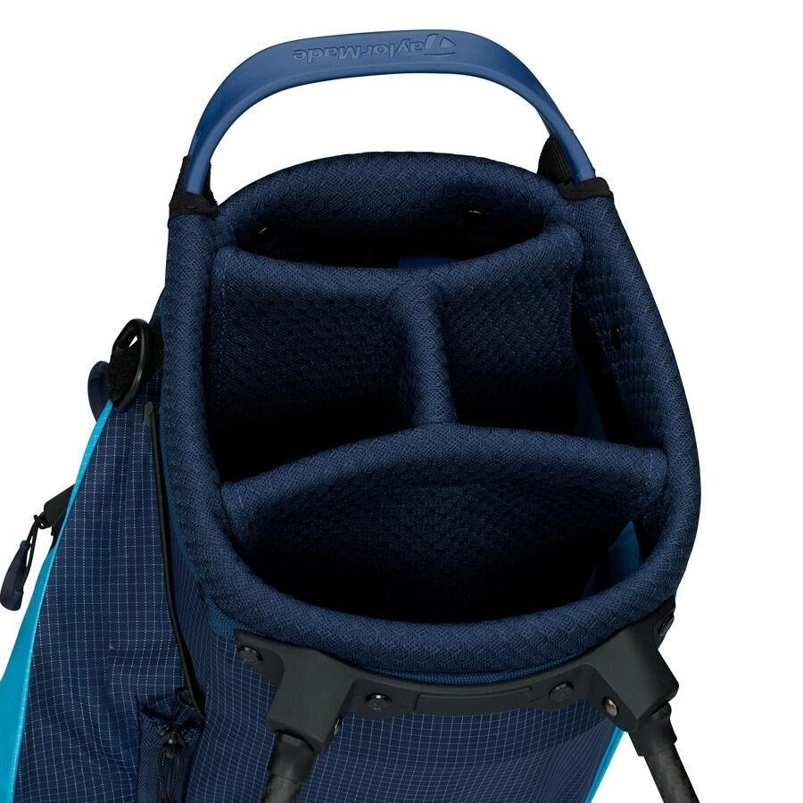 TaylorMade FlexTech Super Lite stand bag, cyan/navy