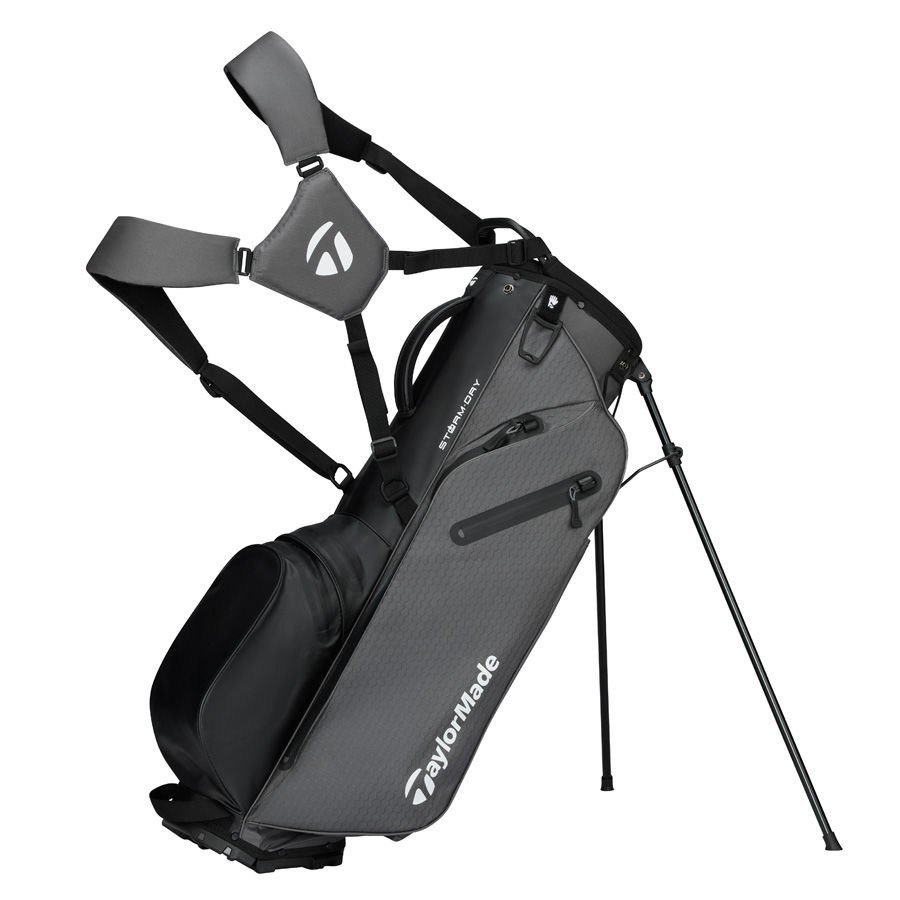 TaylorMade Storm-Dry Waterproof stand bag, grå/svart