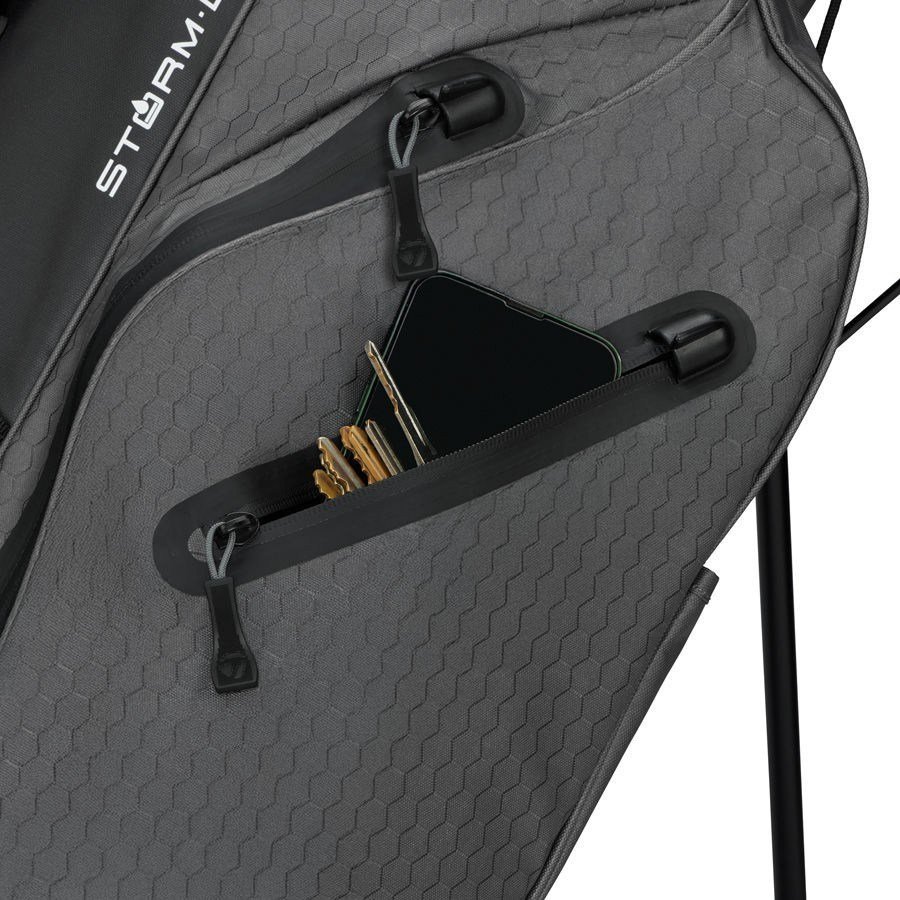 TaylorMade Storm-Dry Waterproof stand bag, grå/svart