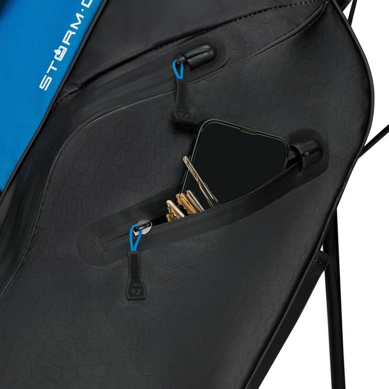 TaylorMade Storm-Dry Waterproof stand bag, svart/blå