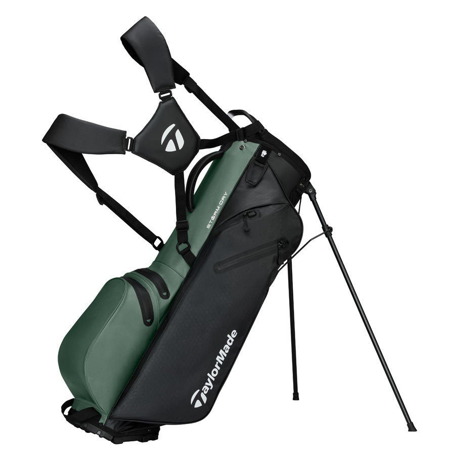 TaylorMade Storm-Dry Waterproof stand bag, svart dark sage