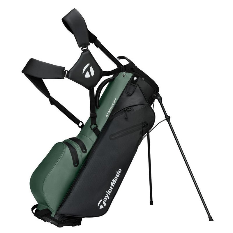TaylorMade Storm-Dry Waterproof stand bag, svart dark sage