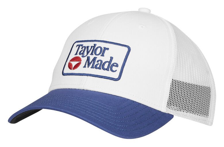 TaylorMade Radar Legacy Trucker herr keps, vit/marinblå