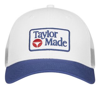 TaylorMade Radar Legacy Trucker herr keps, vit/marinblå