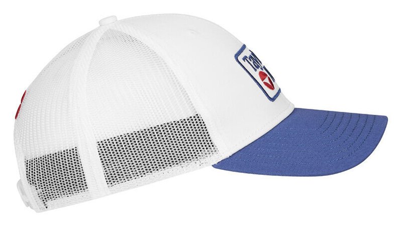 TaylorMade Radar Legacy Trucker herr keps, vit/marinblå
