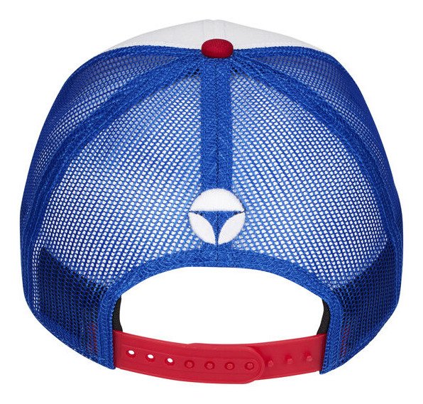 TaylorMade Radar Legacy Trucker herr keps, röd/vit/blå