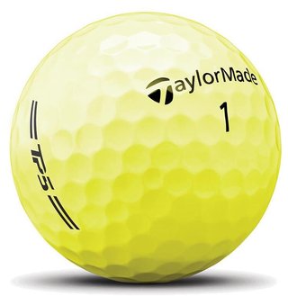 TaylorMade TP5 golfbollar, gula