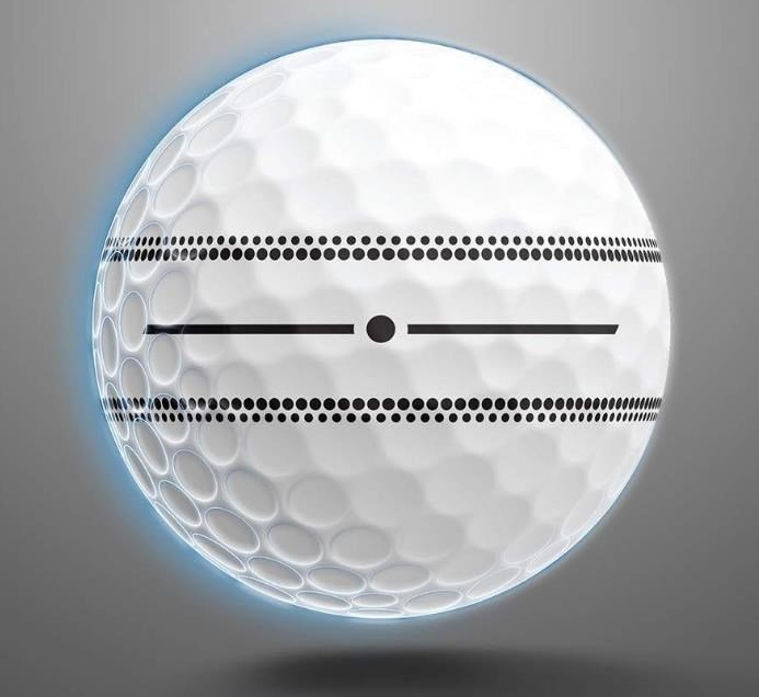 TaylorMade TP5 golfbollar, gula