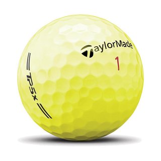 TaylorMade TP5x golfbollar 2026, gula