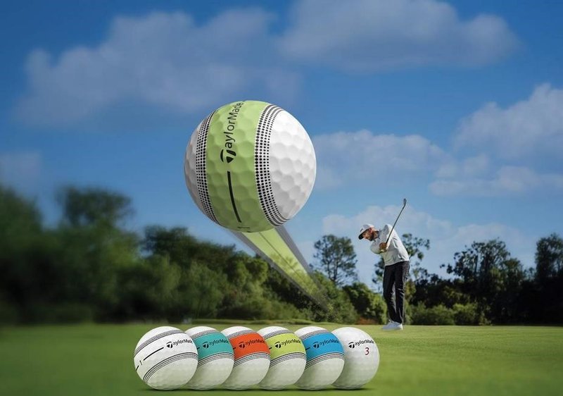 TaylorMade Tour Response Stripe golfbollar