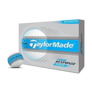 TaylorMade Tour Response Stripe golfbollar, blå