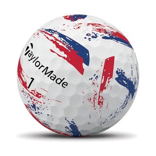 TaylorMade SpeedSoft Ink golfbollar, blå/röd