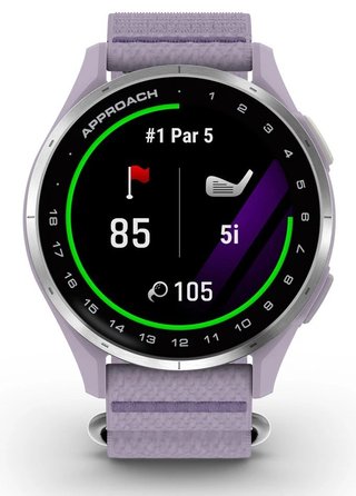 Garmin Approach J1 junior GPS klocka, lilac/silver aluminium