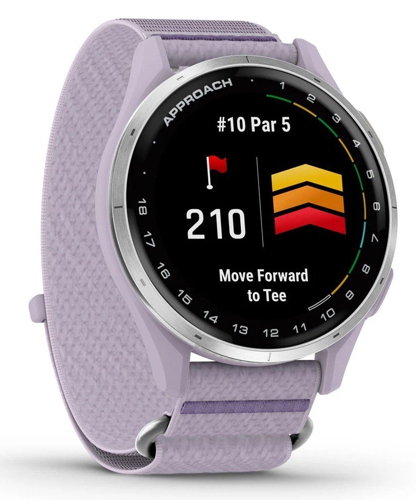Garmin Approach J1 junior GPS klocka, lilac/silver aluminium