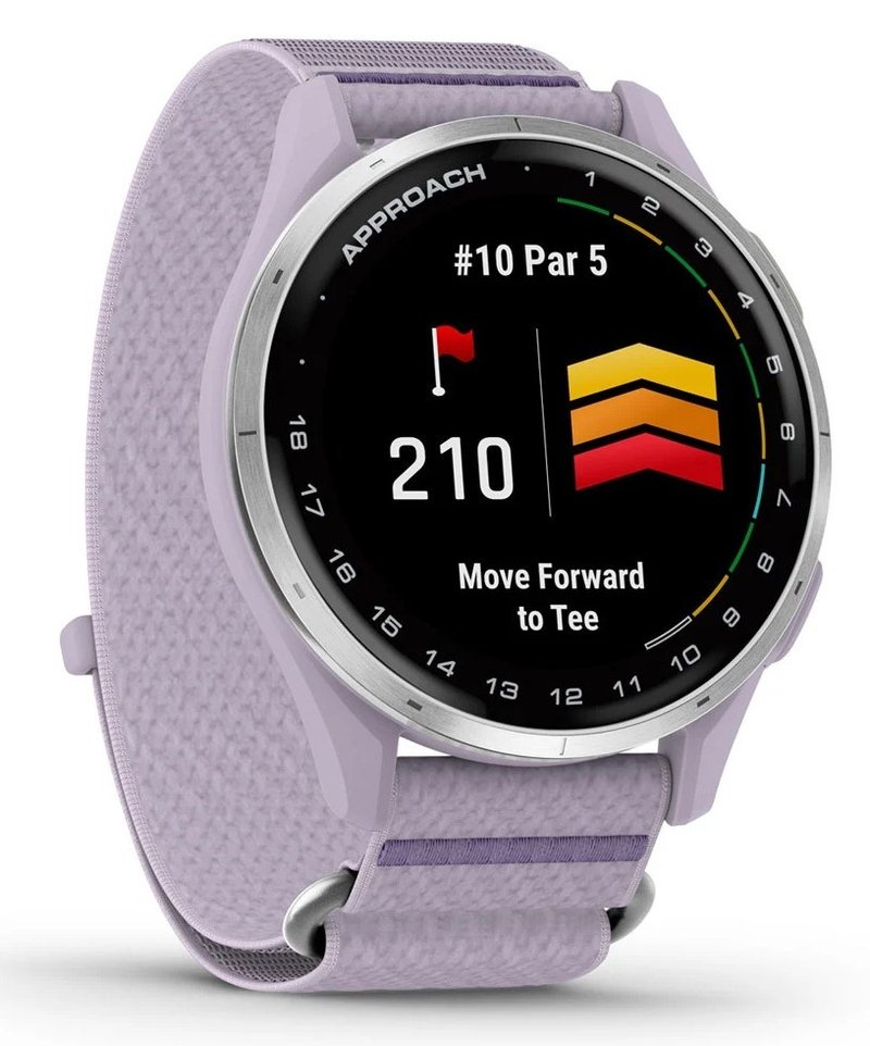 Garmin Approach J1 junior GPS klocka, lilac/silver aluminium