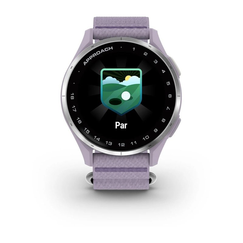 Garmin Approach J1 junior GPS klocka, lilac/silver aluminium