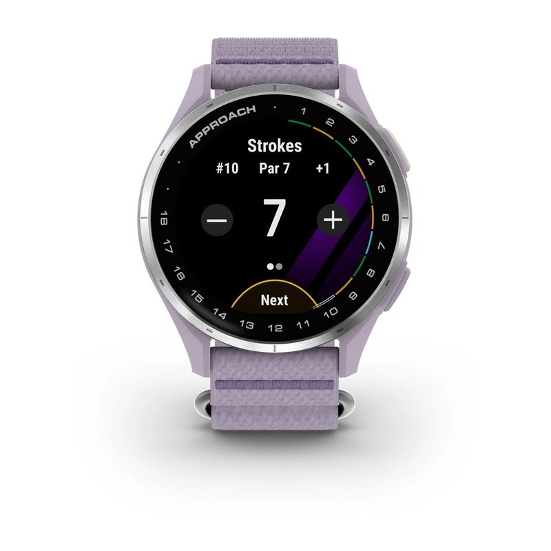 Garmin Approach J1 junior GPS klocka, lilac/silver aluminium