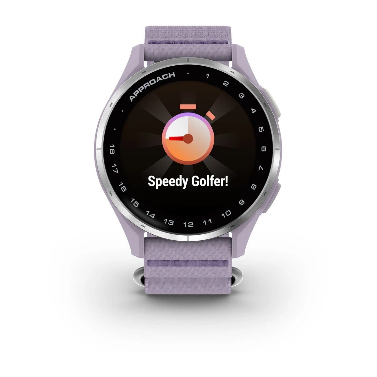 Garmin Approach J1 junior GPS klocka, lilac/silver aluminium