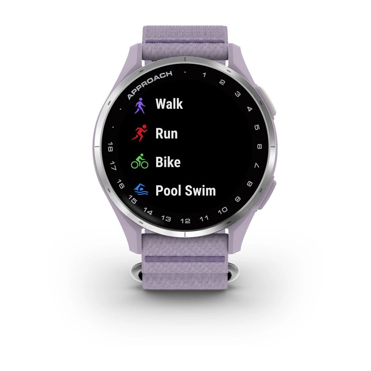 Garmin Approach J1 junior GPS klocka, lilac/silver aluminium