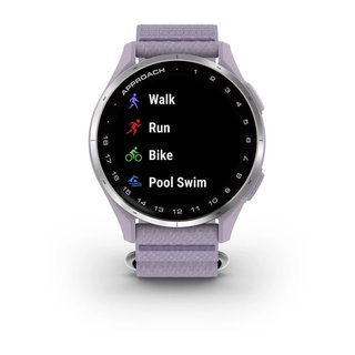 Garmin Approach J1 junior GPS klocka, lilac/silver aluminium
