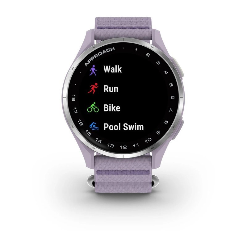Garmin Approach J1 junior GPS klocka, lilac/silver aluminium