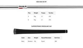 TaylorMade Qi Max herr järnset, stål