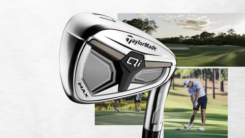TaylorMade Qi Max herr järnset, stål