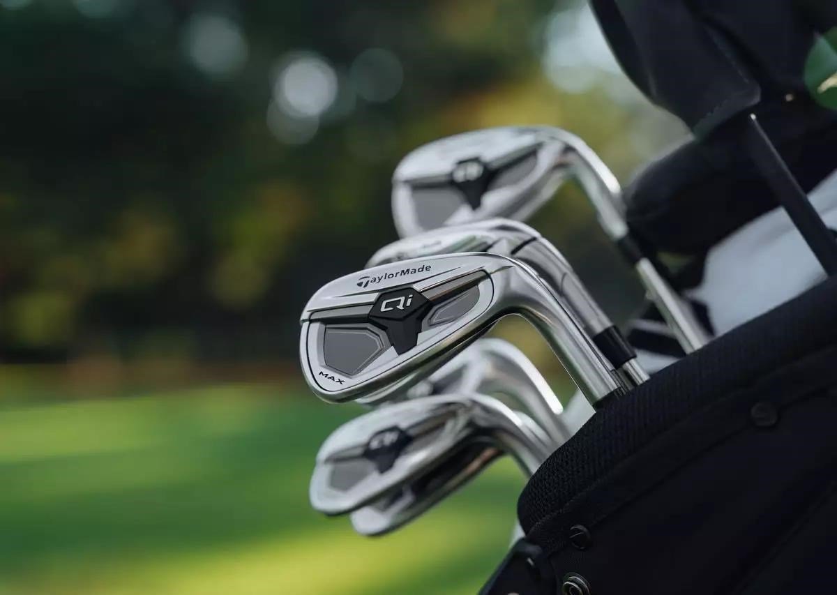 TaylorMade Qi Max herr järnset, stål