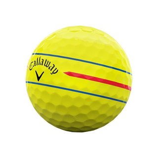 Callaway Chrome Soft 26 360 Triple Track golfbollar, gula