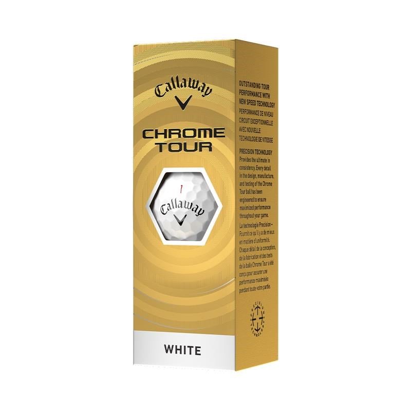 Callaway Chrome Tour golfbollar 2026 (12 bollar)