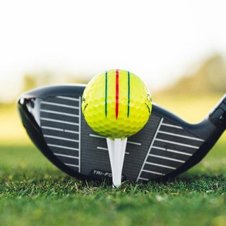 Callaway Chrome Tour Triple Track golfbollar, gula