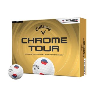 Callaway Chrome Tour TruTrack Blue/Red golfbollar