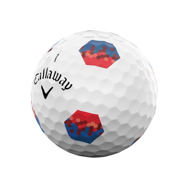 Callaway Chrome Tour TruTrack Blue/Red golfbollar