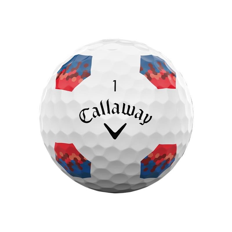 Callaway Chrome Tour TruTrack Blue/Red golfbollar