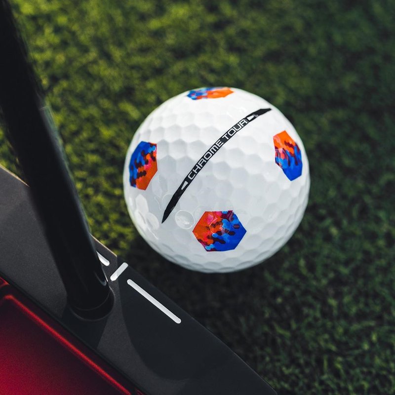 Callaway Chrome Tour TruTrack Blue/Red golfbollar