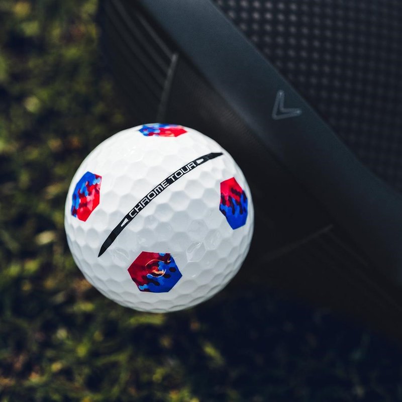 Callaway Chrome Tour TruTrack Blue/Red golfbollar