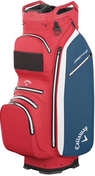 Callaway ORG 14 HD cart bag, röd/vit/marinblå