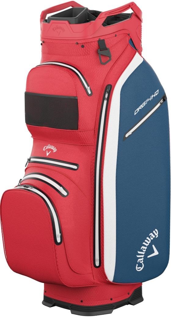 Callaway ORG 14 HD cart bag, röd/vit/marinblå